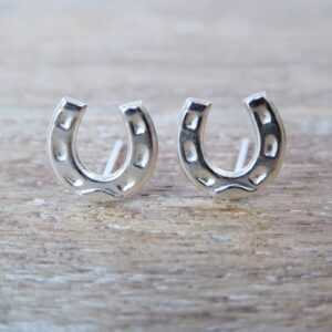 Lucky horse shoe studs