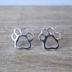 paw print earrings