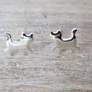kitten earrings