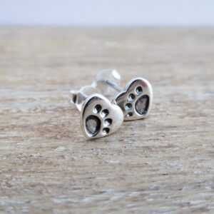 paw print earrings