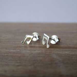 music note earrings